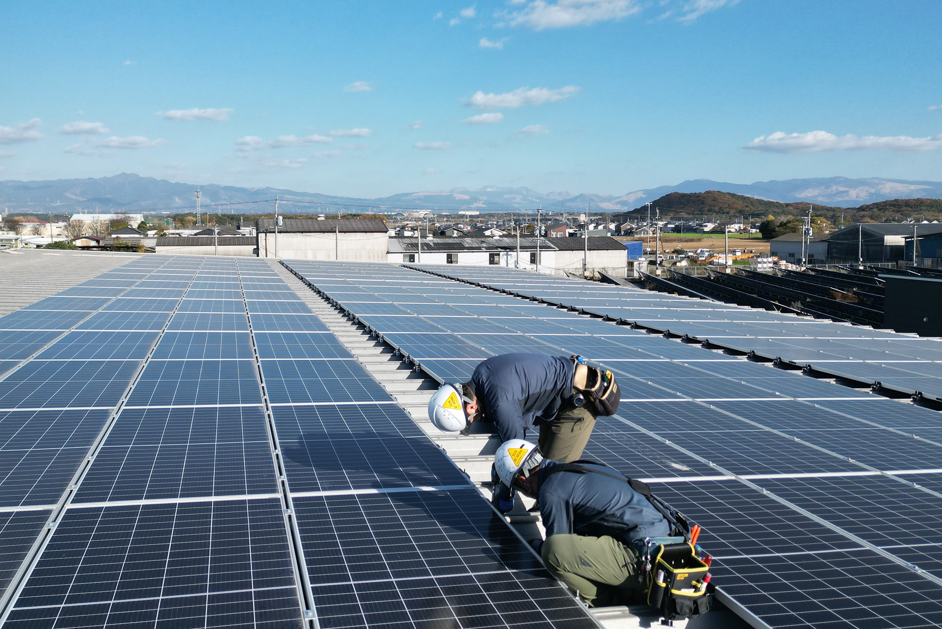 タケモトデンキの太陽光工事